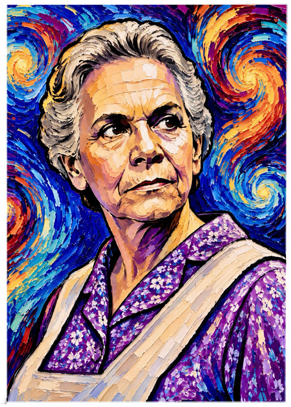 ESTHER WALTON – The Waltons * TELEVISION * Illustrated Art Card * ATC ACEO