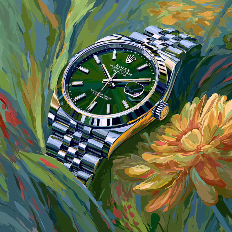 Rolex Watch Pop Art 24×24 Giclée Art Print Ltd 1/25 Signed COA Rombley Y61