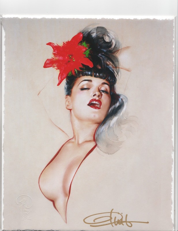 Olivia De Berardinis Giclee Print: Wild Orchid Variant (2025)