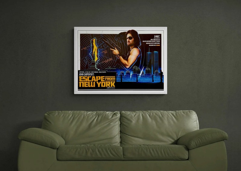 Escape From New York 1981 Poster John Carpenter Fine Art Paper Print gallery
