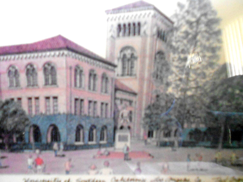 USC Lithograph by Ted Crane