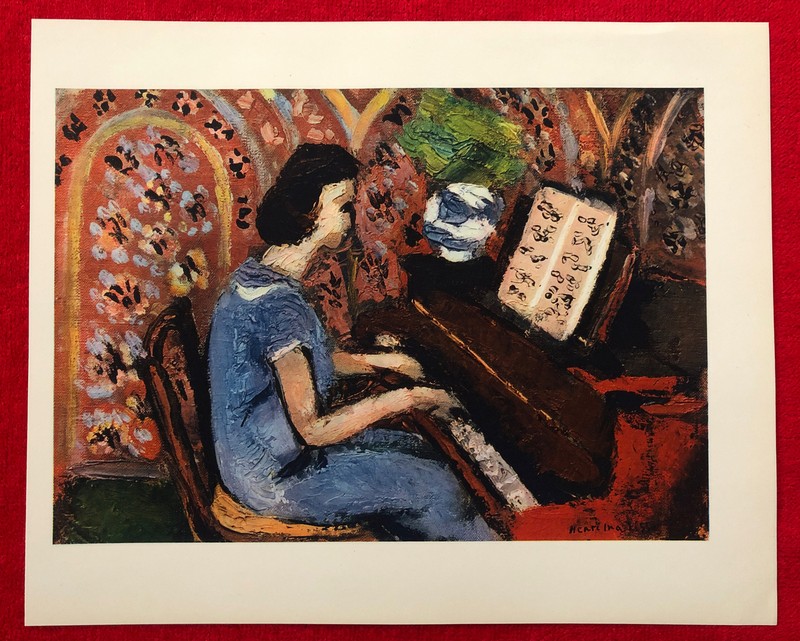 Henri Matisse,Little Pianist With BlueRare,Vint,Offs.Lithograph 1939,Platesigned