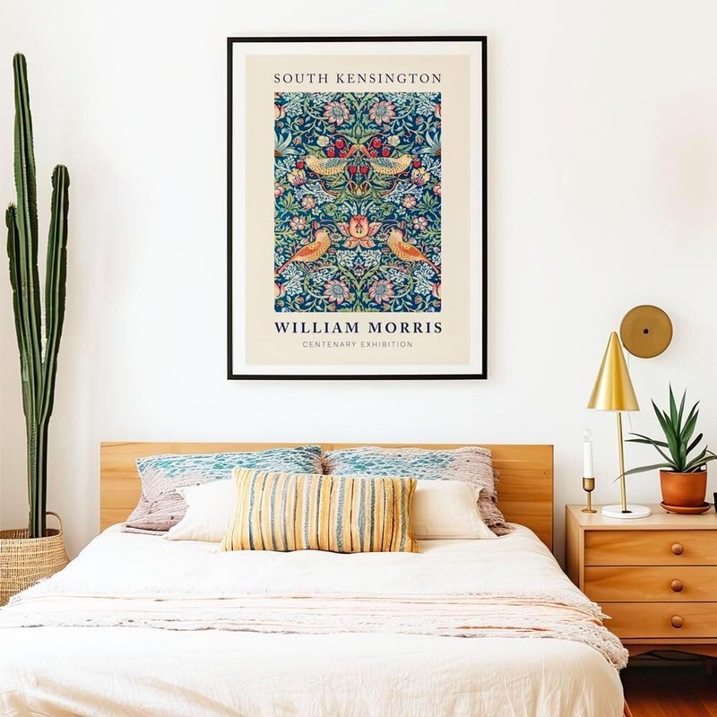 Fy! Wall Art Home Décor Prints William Morris Strawberry Thief Art 28x35.5cm gallery