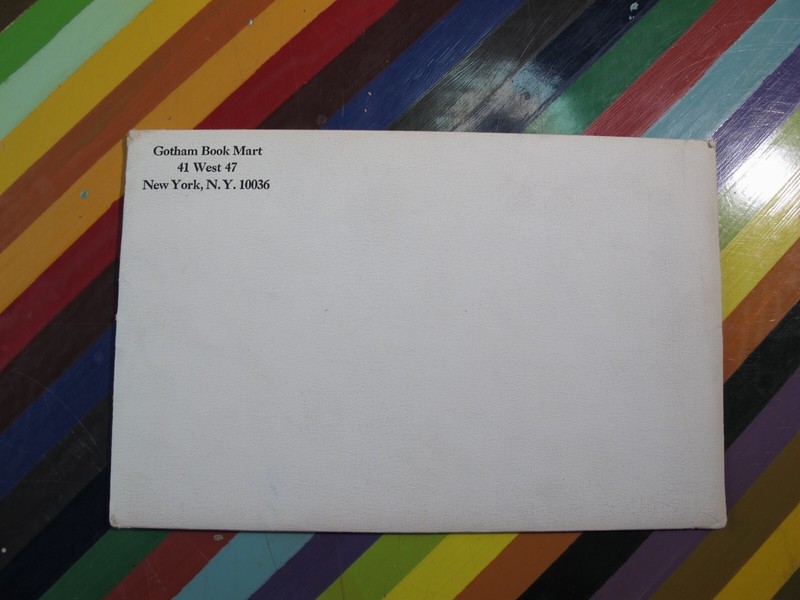 vtg 1960s EE Cummings Sketches and Watercolors Catalogue Gotham Book Mart