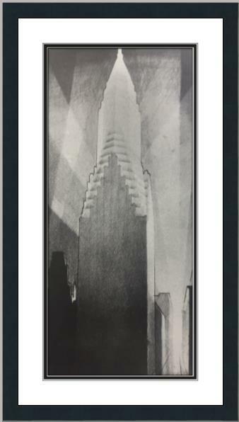 Hugh Ferris – The Belden Project Custom Gallery Framed Print