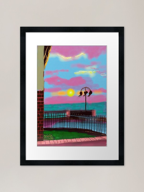 Untitled No. 1072 By David Hockney Framed Wall Art Poster Canvas Print Picture