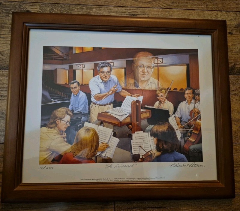 Charles Peterson » The Rehearsal » # 85 0f 250 Signed Professionally Framed