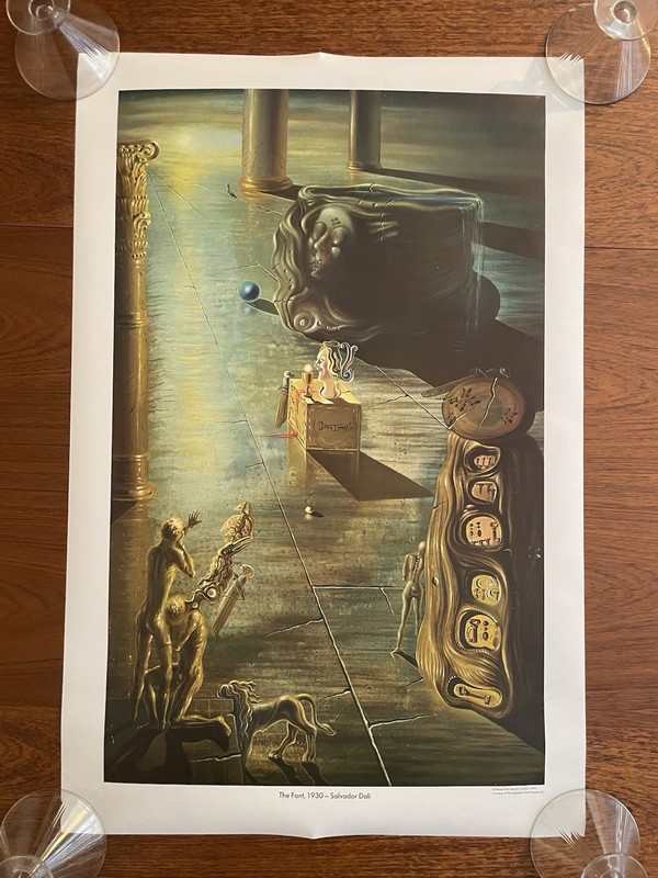 The Font, 1930 – Salvador Dali, Large Vintage Print – DACS 1994 50cm X 75cm