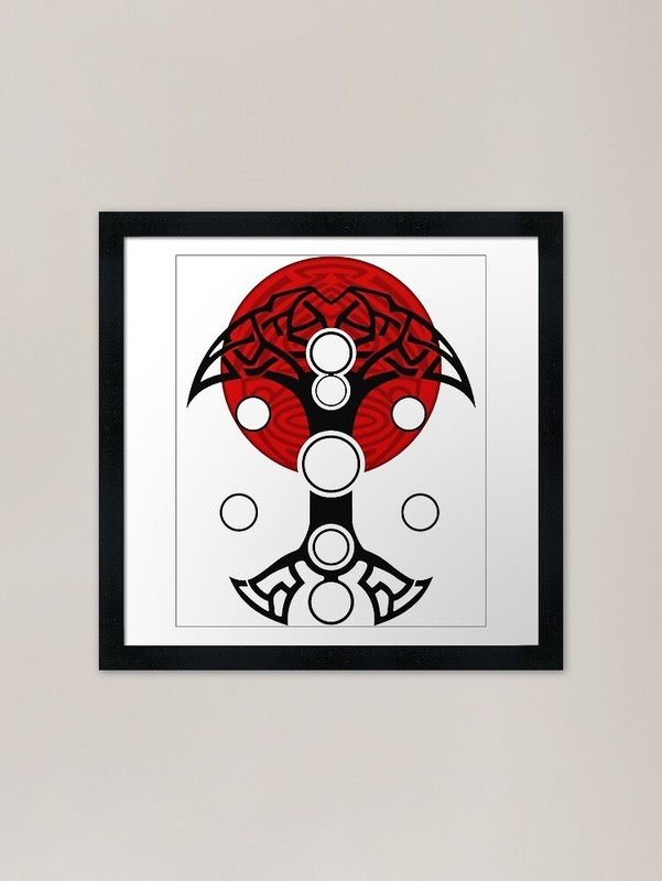LOVE AND THUNDER THOR LOVE AND THUN Framed Wall Art Poster Canvas Print Picture