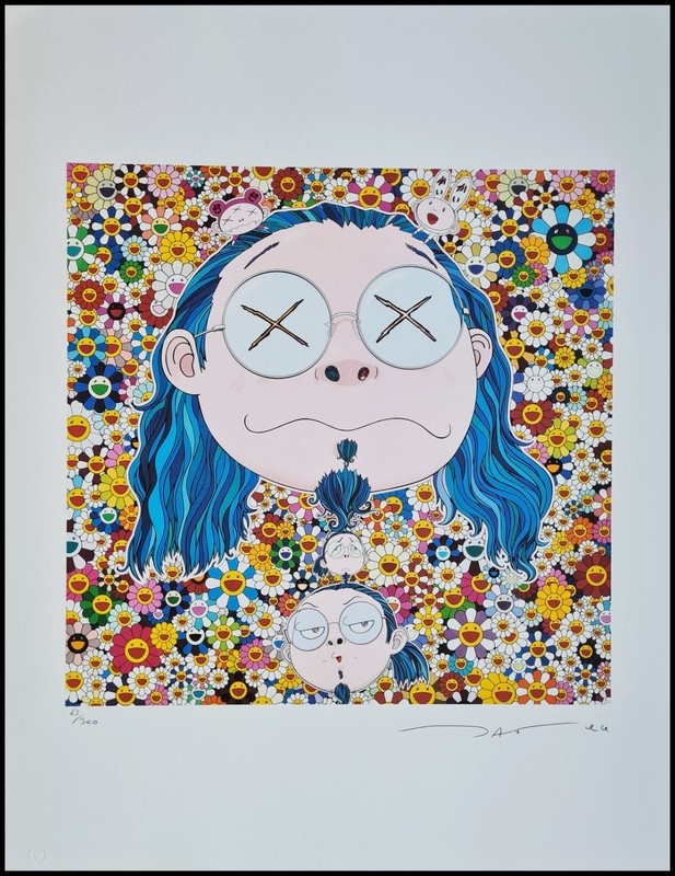 Takashi Murakami Self-Portrait 25 5/8×19 11/16in Lithography Print Limited
