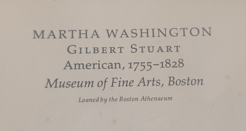 Portrait Of George & Martha Washington Boston Museum Of Fine Arts 11" x 14" gallery