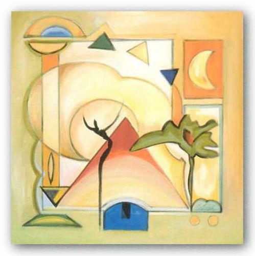 Fun In The Sun III Alfred Gockel Abstract Art Print 28×28