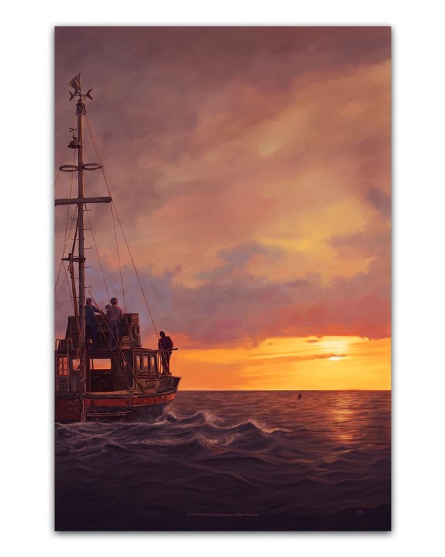 JAWS 50th Variant by Vice Press by Sam Gilbey – Limited Edition /160 – Presale