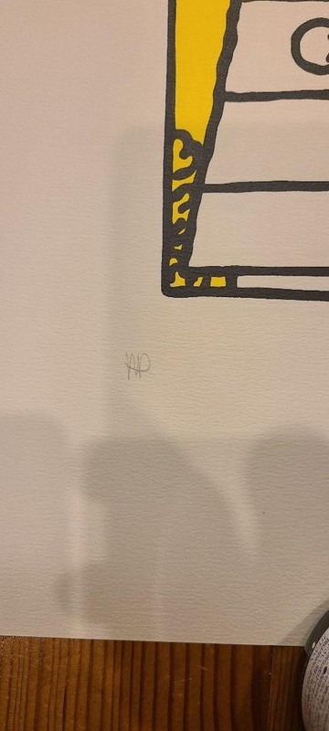 Mark Drew Signed Silkscreen Print Contemporary Pop Art Limited 16.5 x 11.6 in gallery