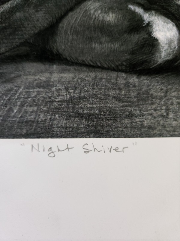 2013 Artist Proof Print- "Night Shiver" Philip Gladstone Gay LGBT gallery