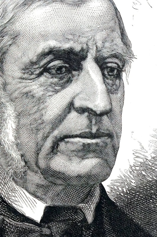 Ralph Waldo Emerson POET 1882 Transcendentalist PORTRAIT Matted Antique Print gallery