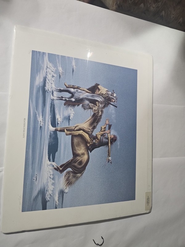 Norris M Chee «Reaching for Unity» Signed Numbered Print 205/400 Native Art