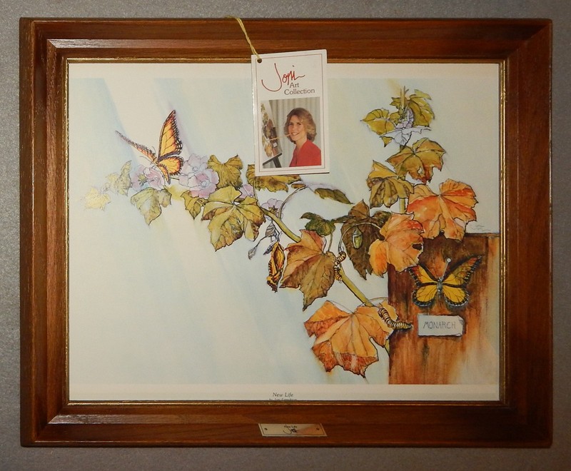 New Life Picture by Joni Eareckson in Wood Frame {16 1/8″ x 13 1/4″} New