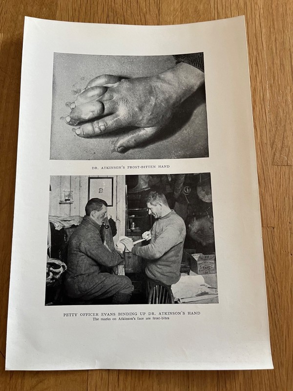 scotts last expedition 1913 print – petty officer evans frost bite