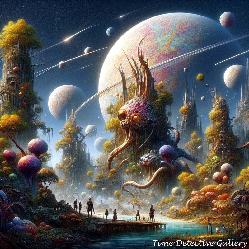 Outer Planet Two – Limited Edition Fantasy Art Print
