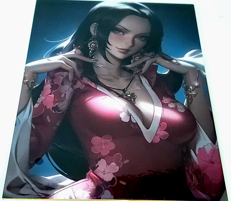 Boa Honcock Hot Pink One Piece #023 Double-sided Art Size A4 8″ x 11″ Waifu Card