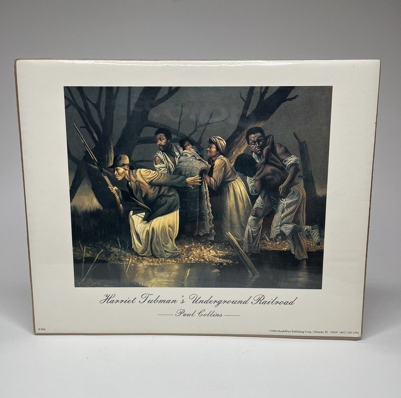 Harriet Tubman’s Underground Railroad 8″ x 10″ Print – Artist Paul Collins 1994