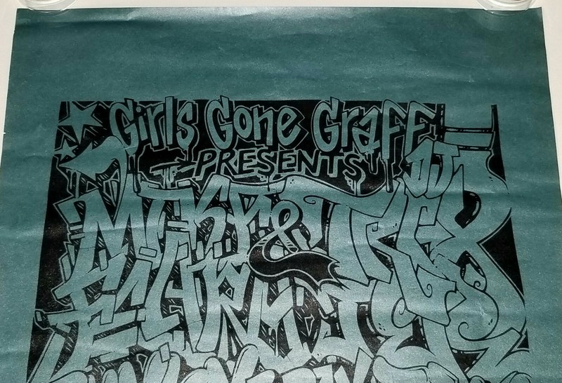 SIGNED XPLODE ONE GRAFFITI POSTER STREET ART URBAN PRINT DJ HIPHOP FLYER RAP LBC gallery