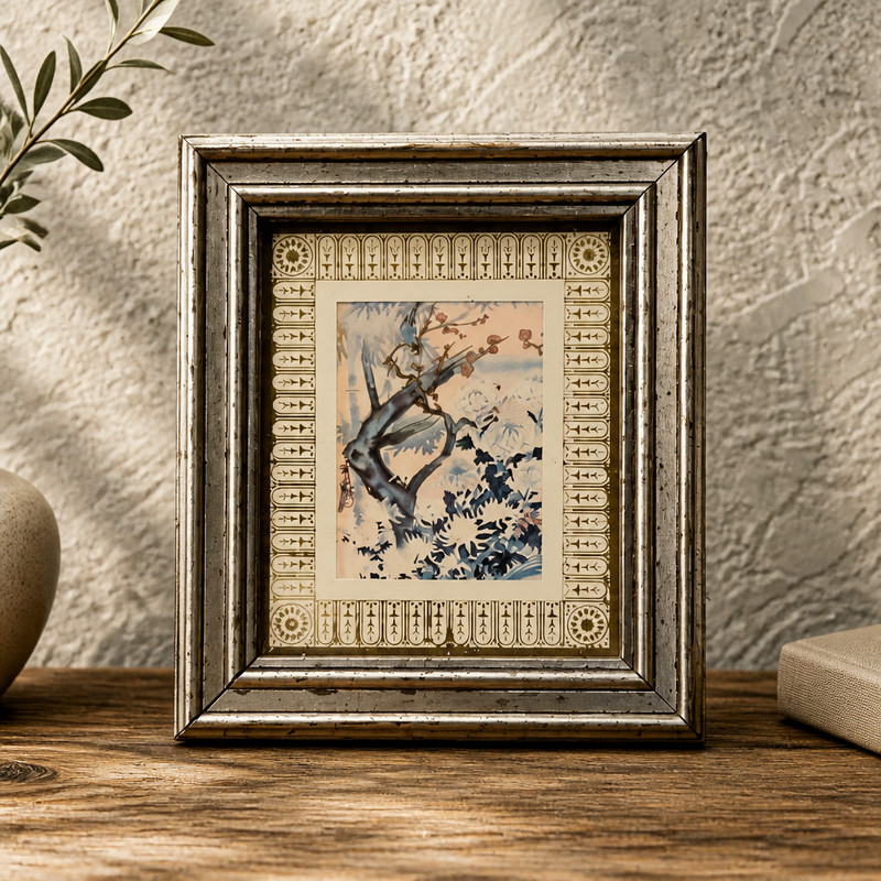 George Nathan Japanese cherry blossom framed picture