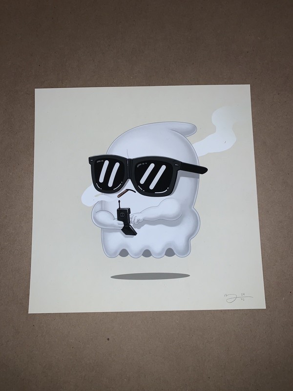 Mike Mitchell Mikeland Series Jhost Limited Variant #/75 Art Print Poster 8 x 8″