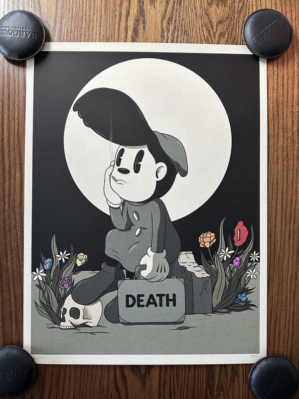 Death Mondo 18×24 Poster Ezra Brown Limited Edition Screen Print