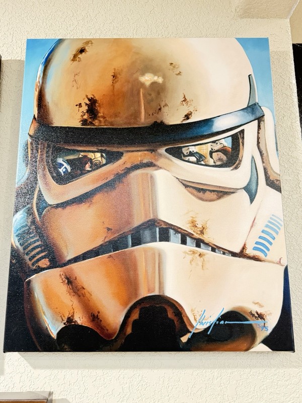 Star Wars Sandtrooper by Christian Waggoner Canvas LE 15/95 22″x18″