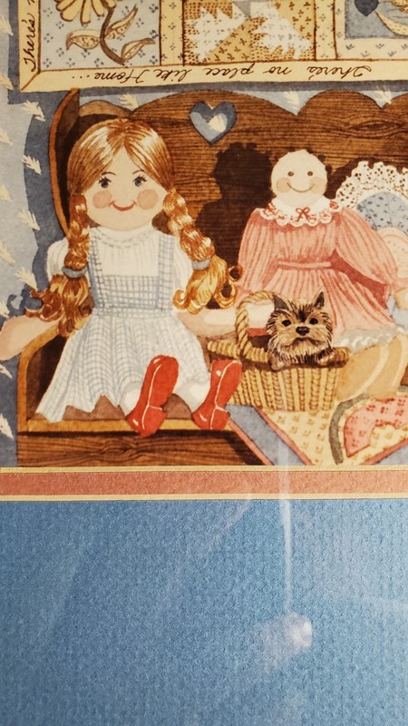 Wizard Of OZ I love heart KANSAS framed Matted Print Dorothy Toto ARTIST Vormehr gallery