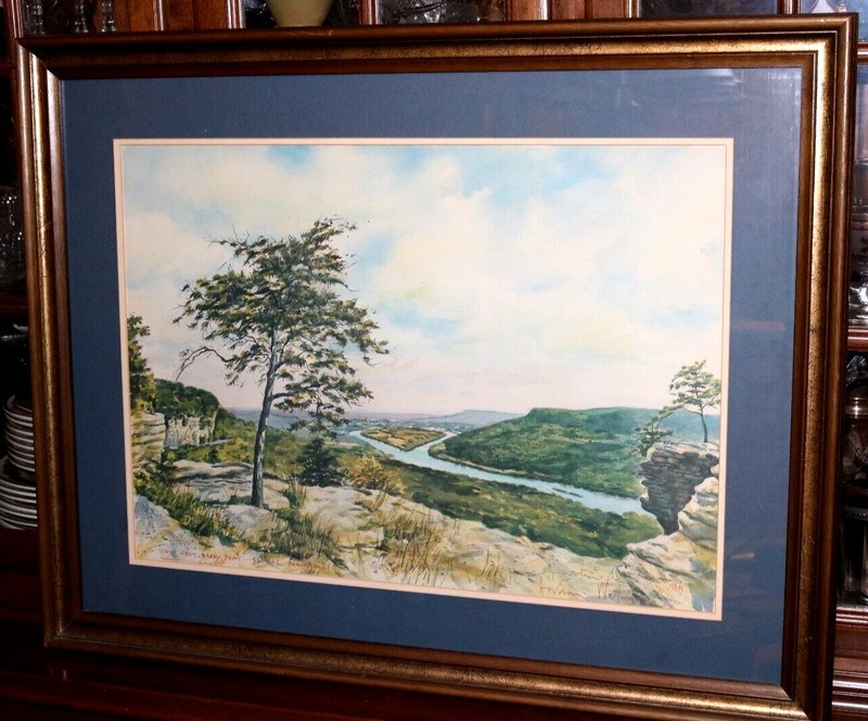 Tennessee Artist Gordon Wetmore 1938-2011 Signed Ltd Ed Print Signal Mountain gallery