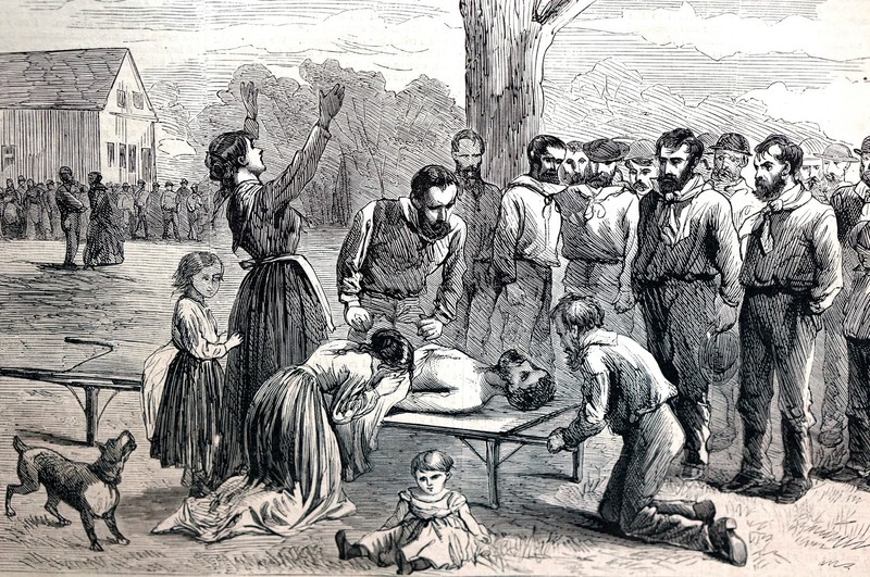 Avondale Colliery Fire Disaster 1869 DEAD COAL MINERS MINING Pennsylvania Print