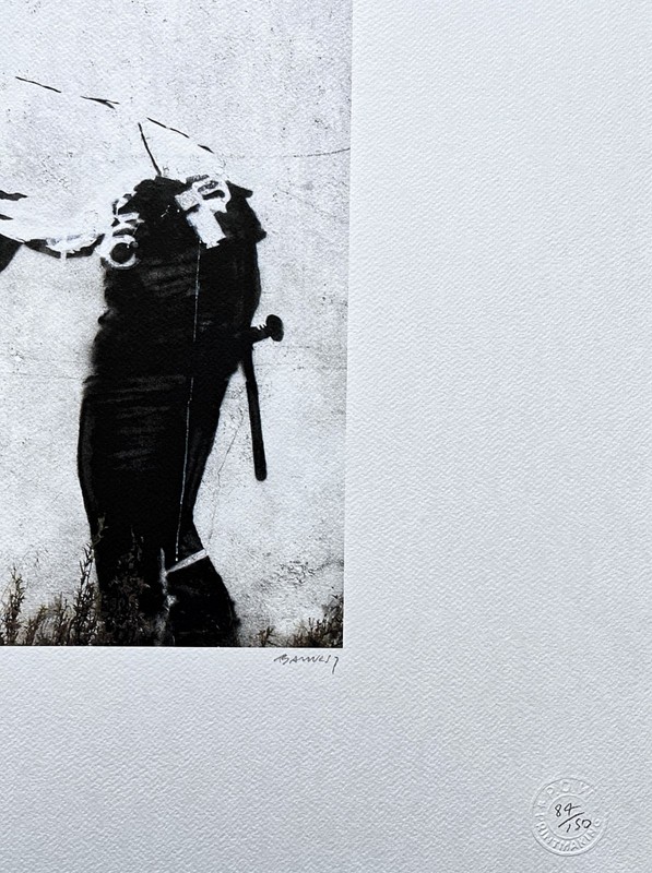 BANKSY - Stop and Search - numbered edition 84/150, 70x50 cm (27,6x19,7 in) gallery
