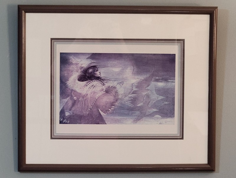 Susan Seddon Boulet print. Beautifully matted and framed. 20″ x 25″
