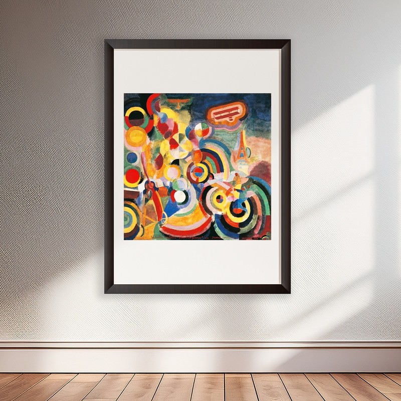 Art print Delaunay Homage to Bleriot giclee print poster wall Art home decor gallery