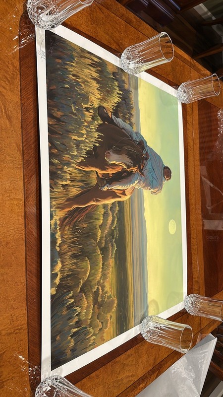 Original Rare Mark Maggiori Signed Print MOON RISING 25.25” x 31” -Only 185 Made gallery