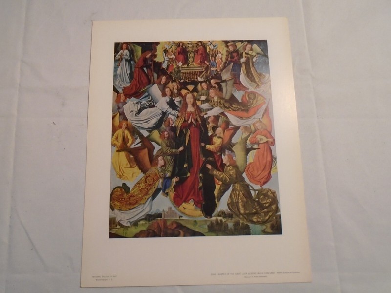 MARY, QUEEN OF HEAVEN – Master Saint Lucy Legend National Gallery of Art, Print