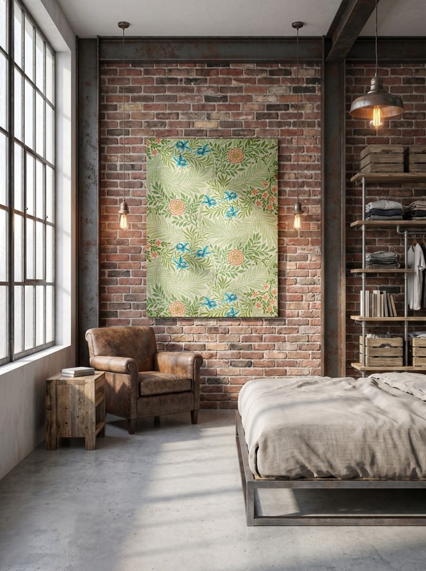 William Morris - Larkspur - Art Print on Paper or Canvas gallery