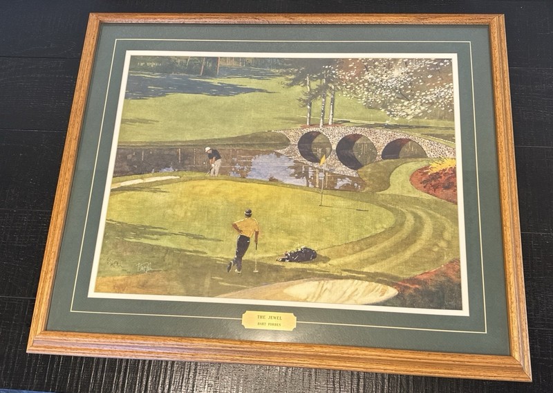 “The Jewel” Issued 1997 Limited Edition 382/750 Artwork W Frame By Bart Forbes