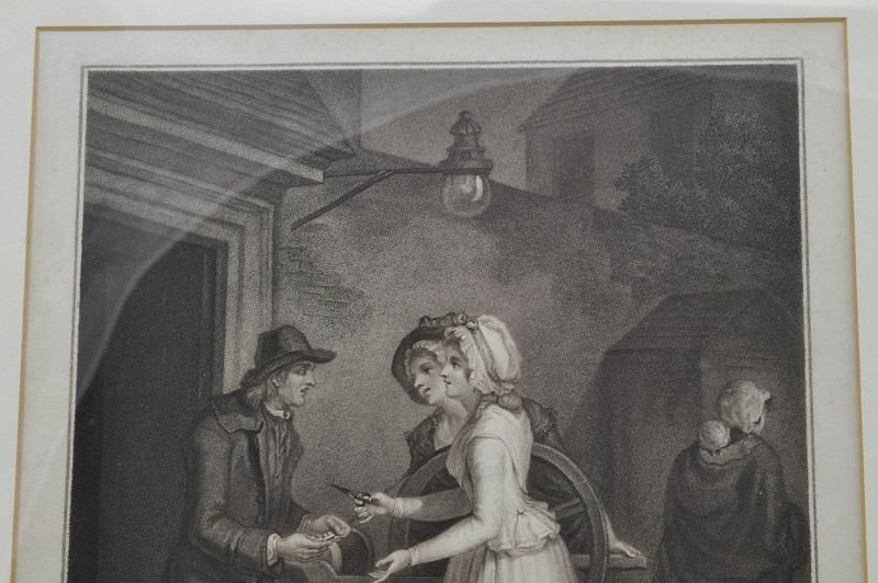 Original Stipple Engraving Wheatley "Knives to Grind" Cries of London 1795 gallery