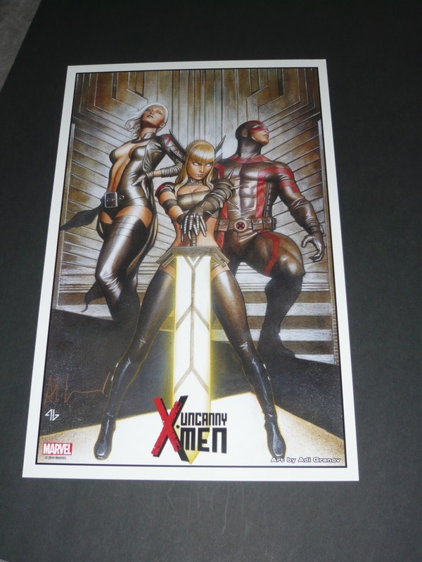 Uncanny X-Men ART PRINT- Signed by Adi Granov 11″x17″