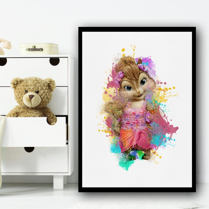 Children’s Kid’s Room Nursery Character Wall Art Print Design 17