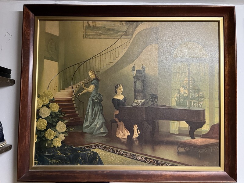 Print/Painting BY Brownell McGrew «Morning Melody» 26″W X 22”L
