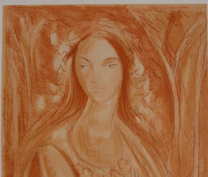 Serigraph by Victor Manuel. No title. Original signed lower right gallery