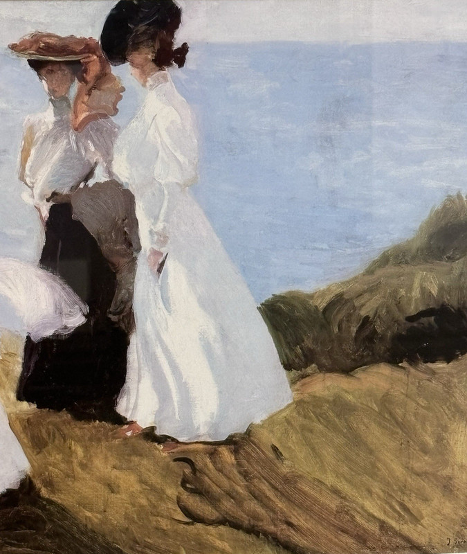 LARGE Framed Matted Beautiful! Joaquin Sorolla Print, Stunning Fine Art Decor gallery