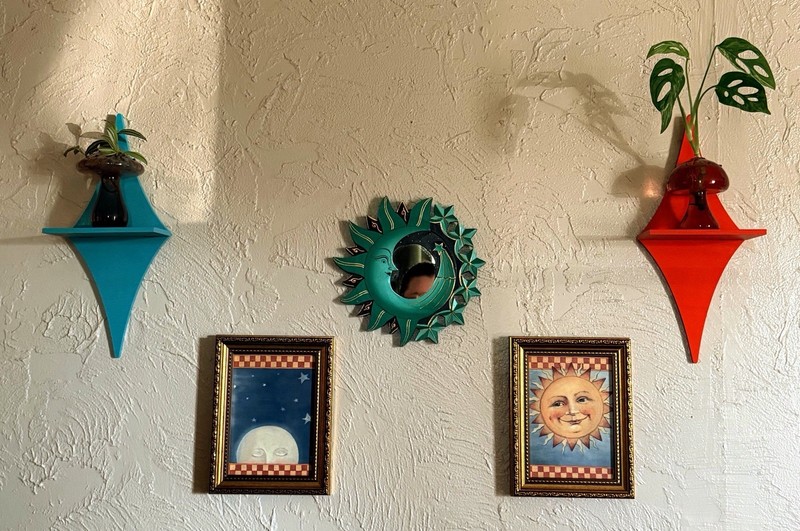 Sun and Moon vintage 90s inspired framed prints