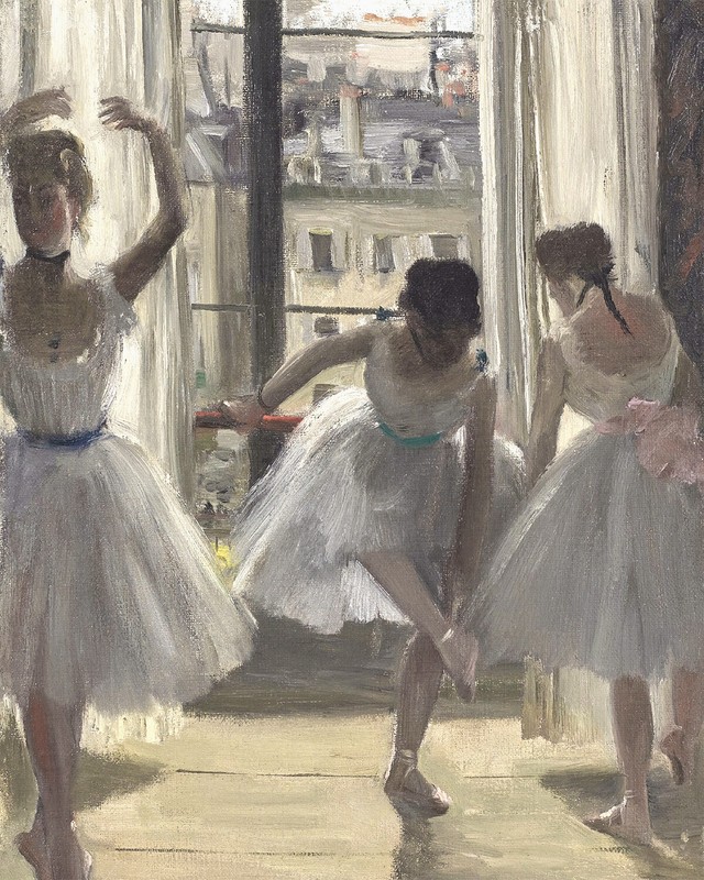 1800s Edgar Degas Ballerina Painting Giclee Print on Fine Art Paper
