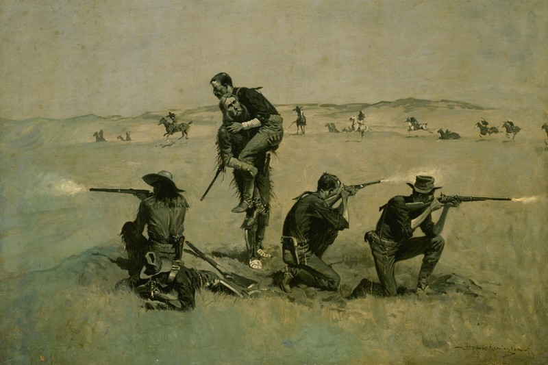 The Last Stand by Frederic Remington General Custer Giclee Print + Ships Free